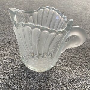 Mikasa Clear Glass Art Vase